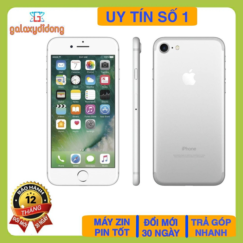 Điện thoại iPhone 7 Quốc Tế đẹp đầy đủ phụ kiện bảo hành 12 tháng | BigBuy360 - bigbuy360.vn