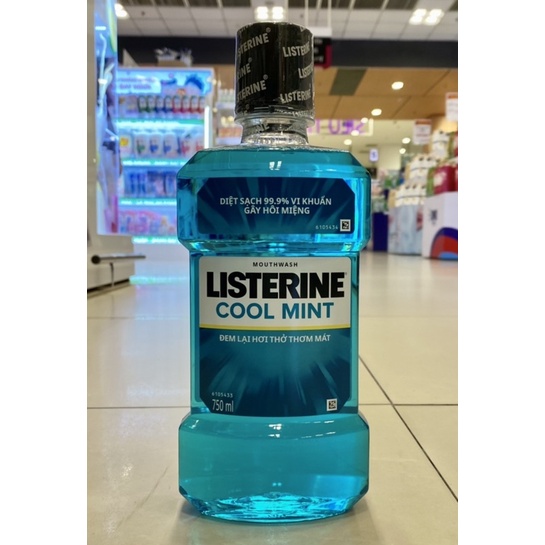 Nước súc miệng Listerine Coolmint 750ml