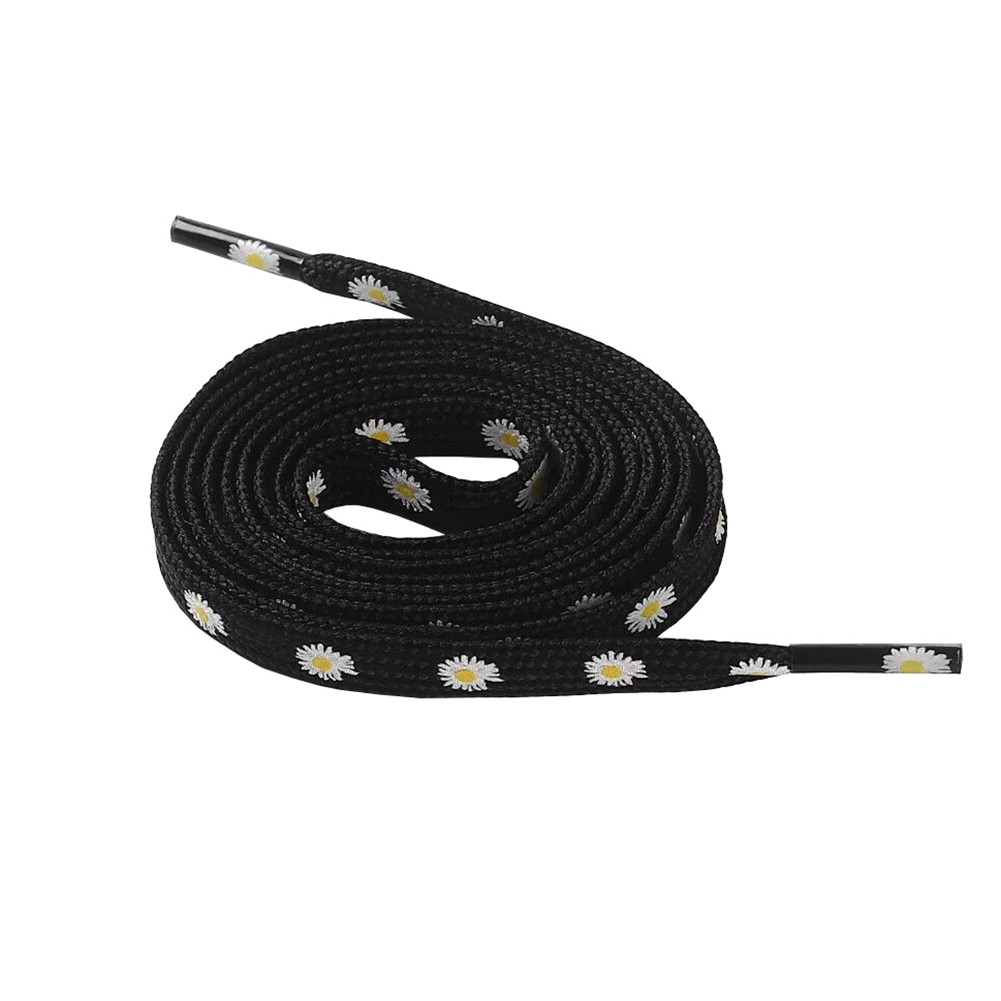 Dây Giày In Hoa Cúc Bằng Polyester Thời Trang Cho Nữ 120cm