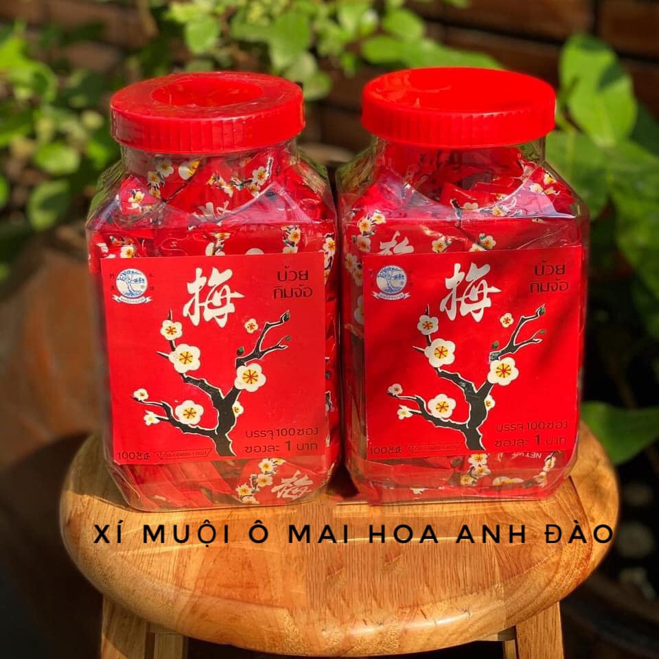 💜1 Hộp Lớn Xí Mụi Hoa Anh Đào💜 ⚡Xí Muội Tuổi Thơ⚡ Kí ức nằm trong những bịch kẹo.