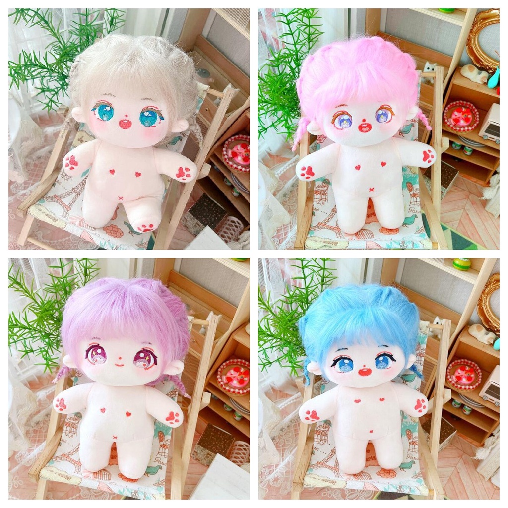 Búp Bê Hình Thần Tượng Tóc Dài 20cm Có Giá Đỡ Làm Quà Tặng Mùa Đông Jennie Lisa Rose Jisoo