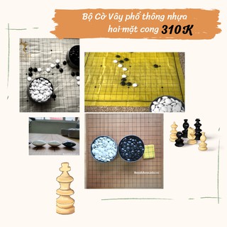 Bộ cờ vây phổ thông nhựa (2 mặt cong) ROYALCHESS