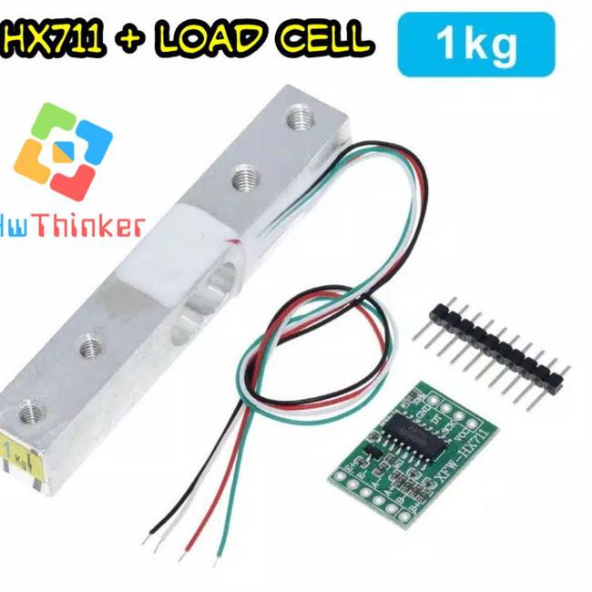 Linh Kiện Cảm Biến Trọng Lượng 1kg Hx711 Cho Arduino