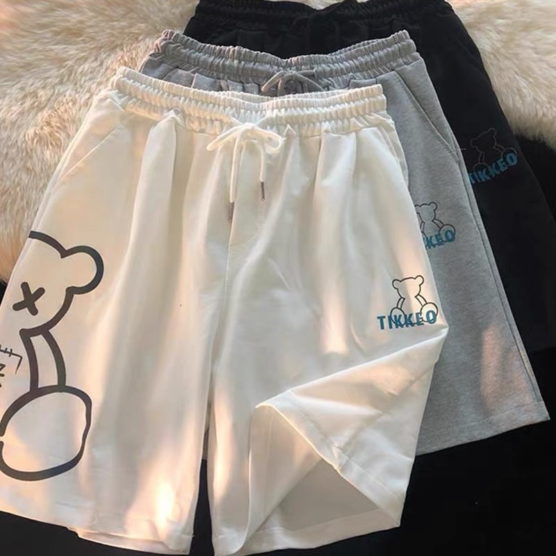 Quần Short Đùi Nam Nữ Ulzzang,Quần Ngố Nam Nữ UNISEX In Hình Phản Quang Chú Gấu ( ảnh thật  + có quà tặng kèm ) | WebRaoVat - webraovat.net.vn