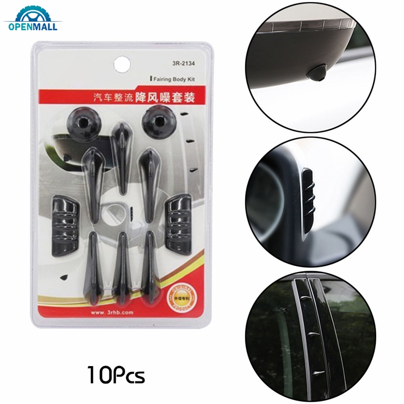 Bộ 10 hình dán trang trí cánh lướt gió cho xe hơi