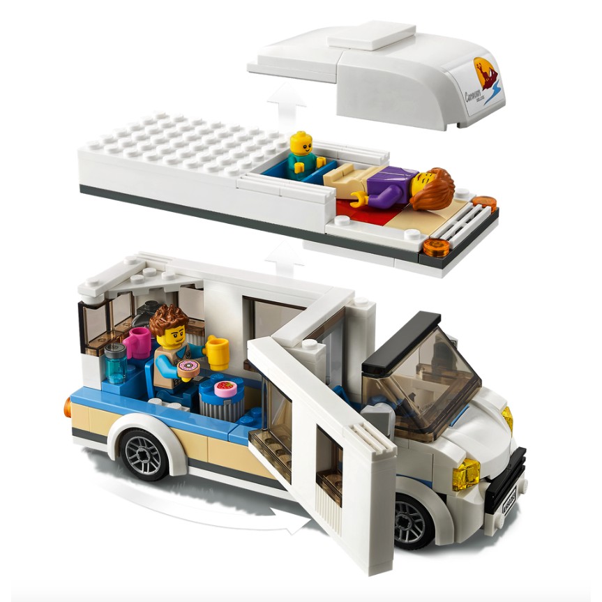 Lego HaHa - Lego City - Xe Cắm Trại Gia Đình - 60283