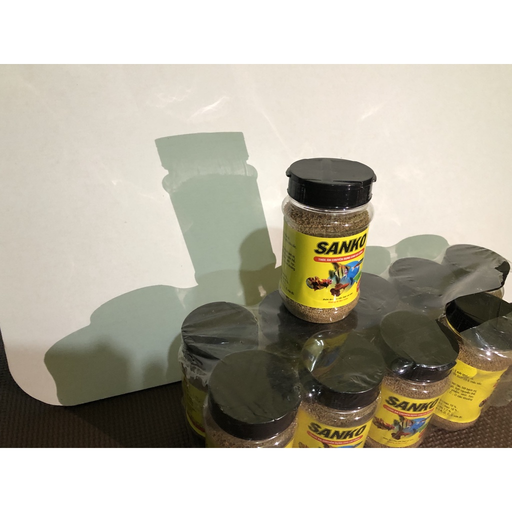 Cám cá cảnh SANKO giàu chất dinh dưỡng cho cá koi, cá vàng,cá chép và hầu hết các loại cá cảnh - Thức ăn cho cá