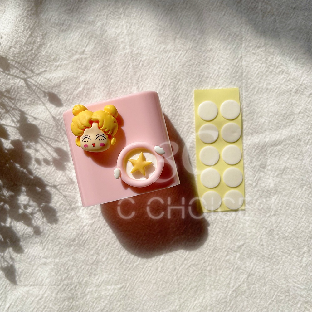 Phụ kiện dán trang trí đồ dùng hình dạng hoạt hình dễ thương