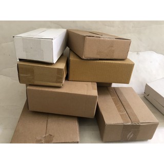 Hộp giấy carton GIÁ RẺ 10x10x8, số lượng 100 hộp