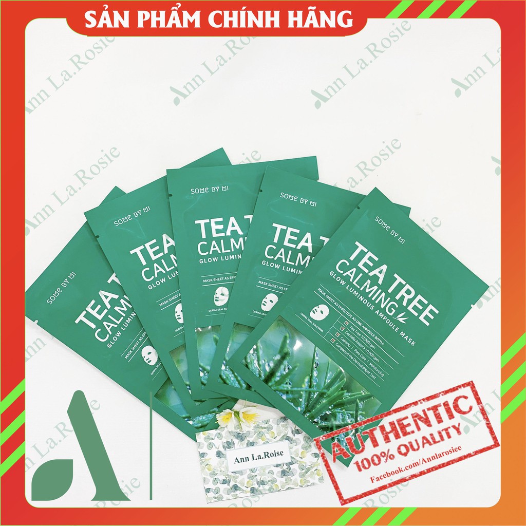 Mặt Nạ Giấy Chiết Xuất Tràm Trà Làm Dịu Da, Giảm Mụn Some By Mi Tea Tree Calming