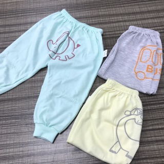 Quần chục dài cotton mông thú cho bé .