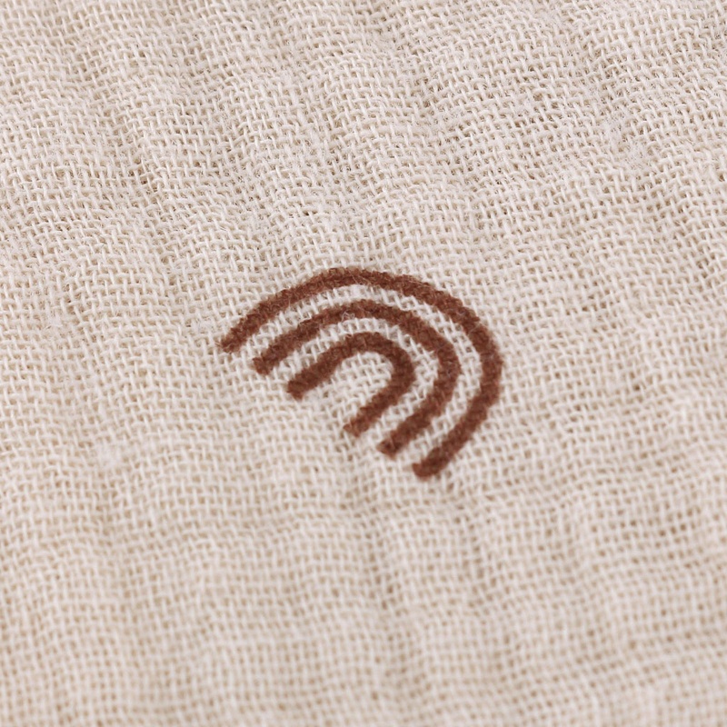 Set 5 Yếm Ăn Cotton Hình Tam Giác Màu Sắc Trơn Dành Cho Bé