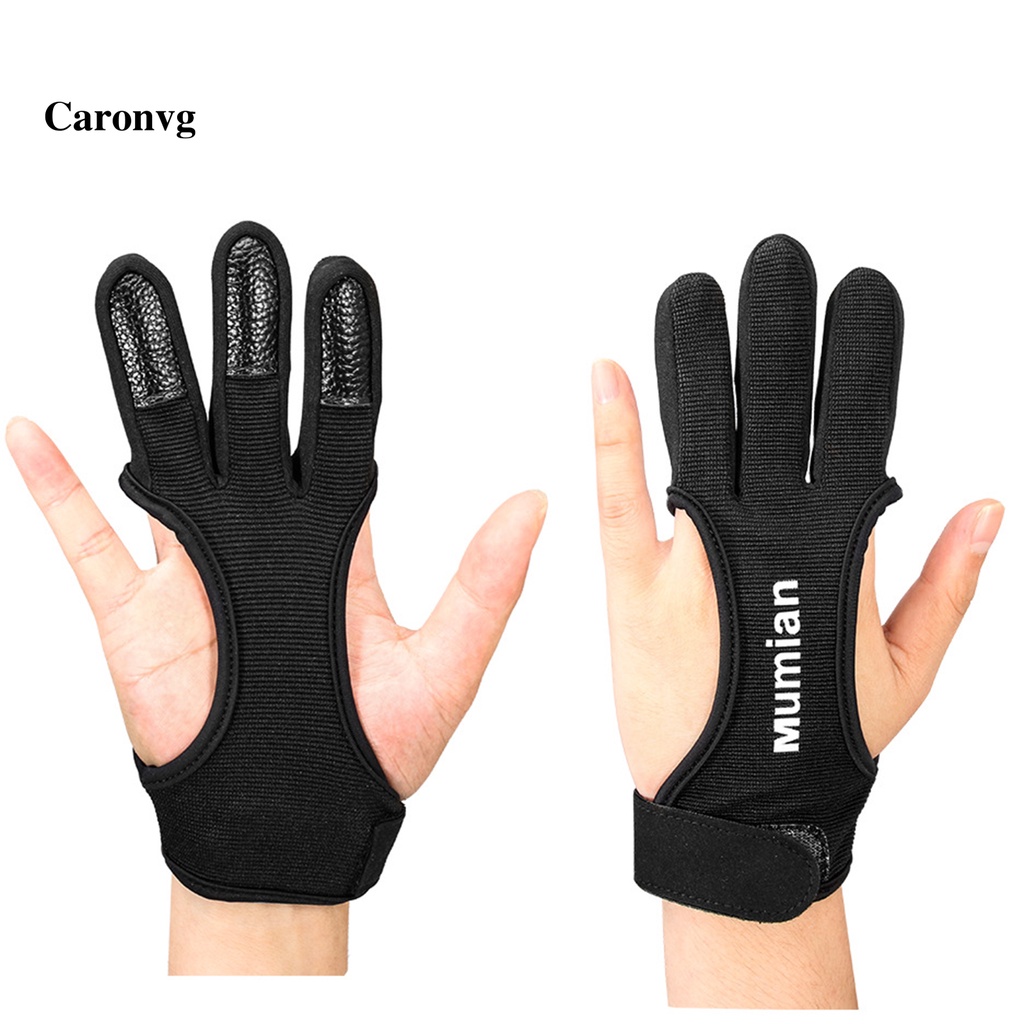 1 Găng Tay Bắn Cung Thủ Công Ba Ngón Thoáng Khí Đa Năng