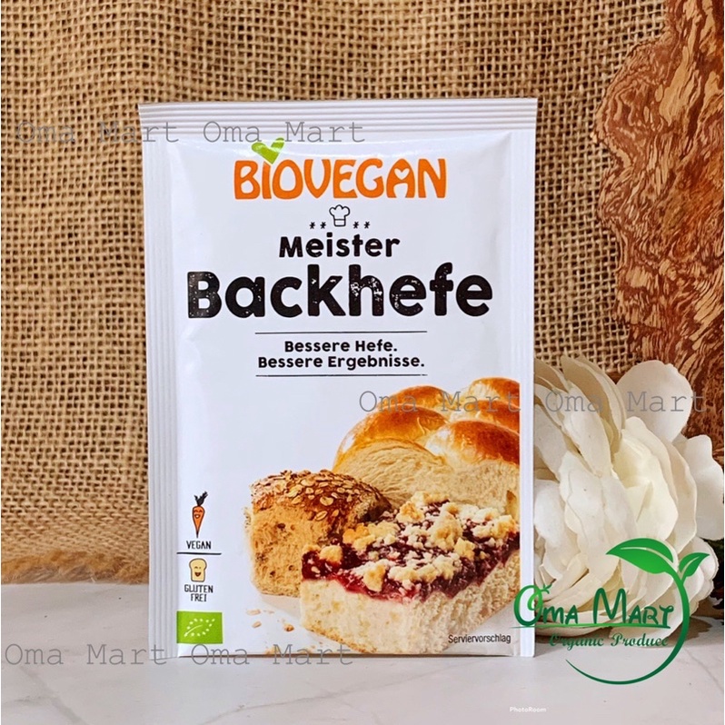 Men nở hữu cơ Biovegan Hefe 7g - Đức