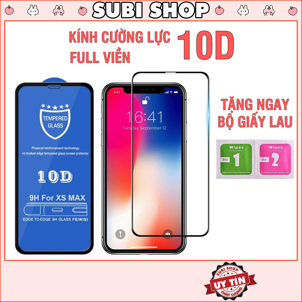 Kính cường lực iphone 10D Full màn Full Viền 6/6plus/6s/6splus/7/7plus/8/8plus/x/xr/xs/11/12/13/pro/max/plus/promax