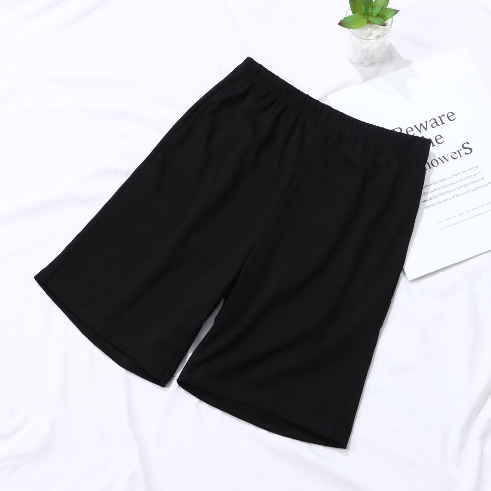 JONYE Quần ngắn đi xe đạp Lưng Cao Màu Sắc Đơn Giản Thời Trang Trẻ Trung