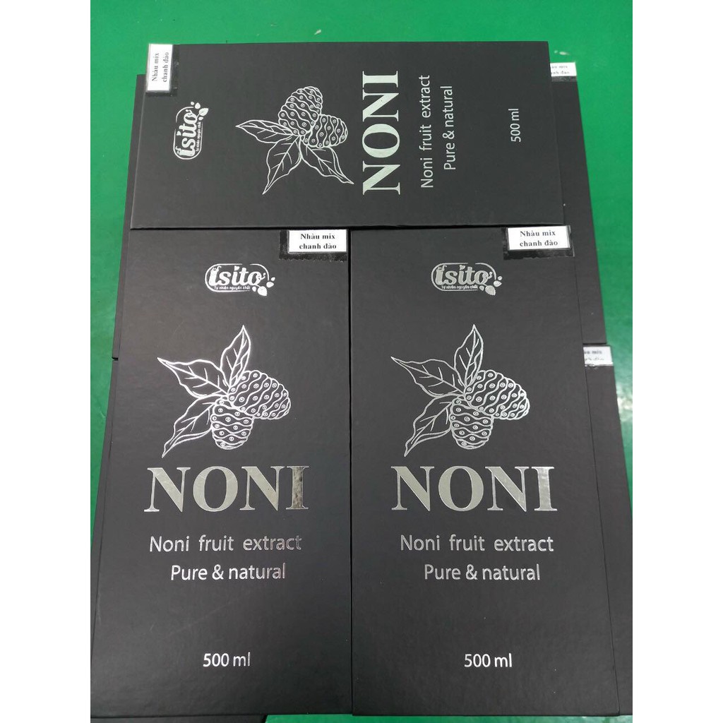 Nước cốt trái nhàu trái cây Noni Isito chai 500ml, nhàu đã tách mùi thơm ngon