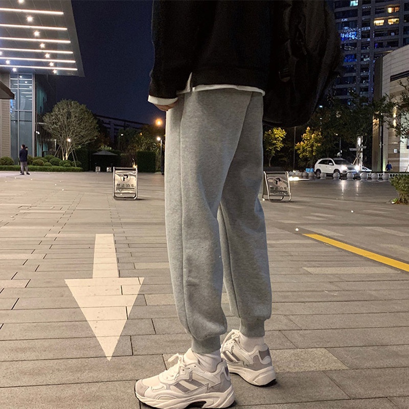 Quần legging AOKANG mỏng dáng rộng thời trang mùa hè phong cách Hàn Quốc cho nam