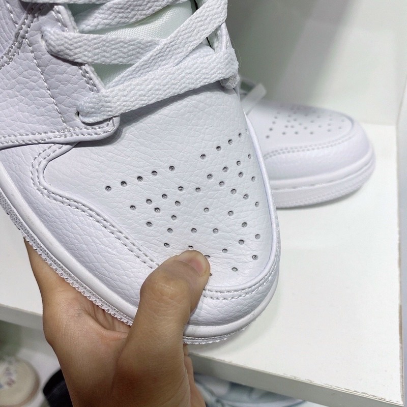 [SIÊU PHẨM ] JORDAN TRẮNG vàng đồng low 1 jd nam Nữ cổ thấp Ảnh thật tự chụp freeship