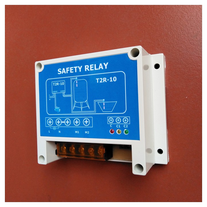 Thiết bị Rơ le 12VDC - SAFETY RELAY T2R-10 20A 220V Bơm Nước Tự Động thông minh
