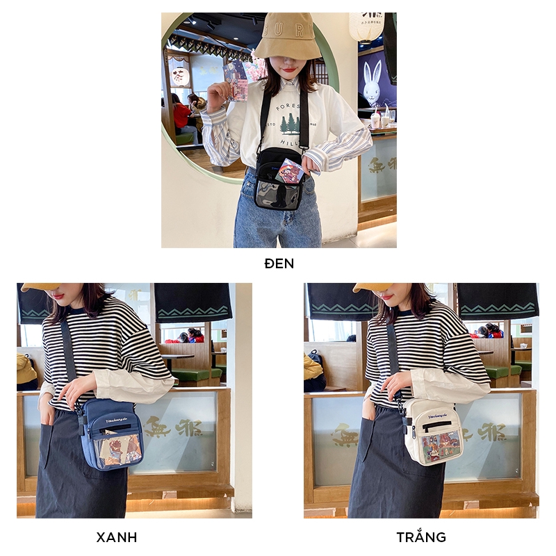 Túi vải canvas giá rẻ thời trang đeo vai đựng đồ LOT STORE  | BigBuy360 - bigbuy360.vn