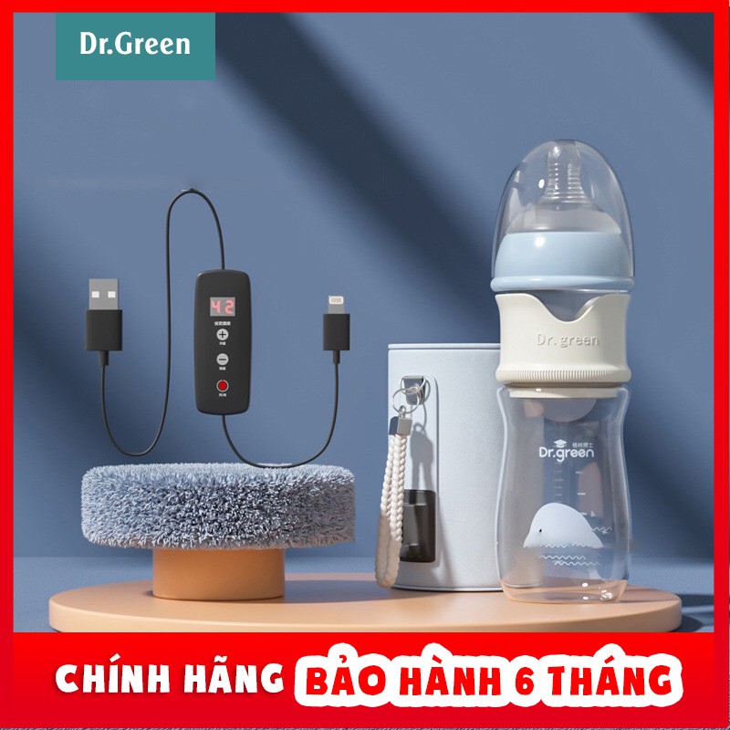 Núm ti bình sữa Dr Green cỡ S, M, XL Shop Babe K