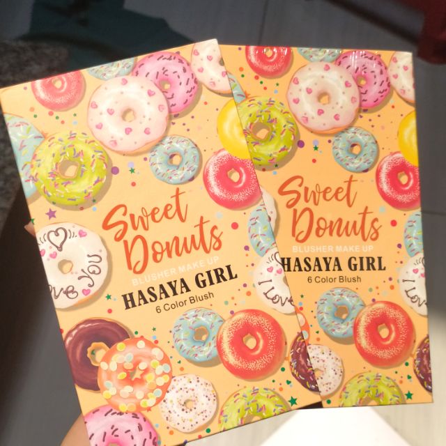Hasaya Girl - Má hồng 6 ô donut - Thái Lan