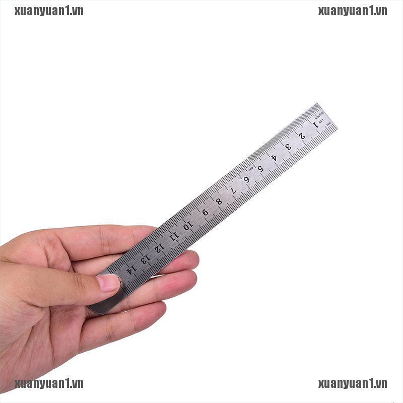 [XUANYUAN1] 1 Dụng Cụ Đo Kim Loại Hai Mặt Chính Xác 15cm