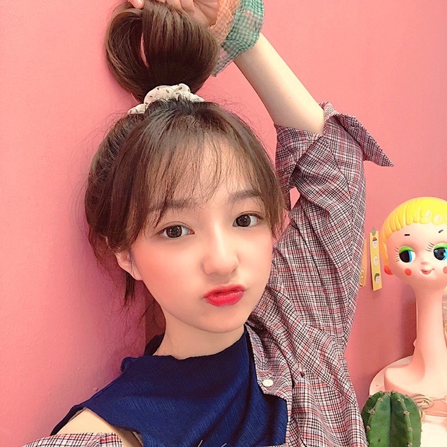 _Cột tóc vải Scrunchies lụa tơ cao cấp