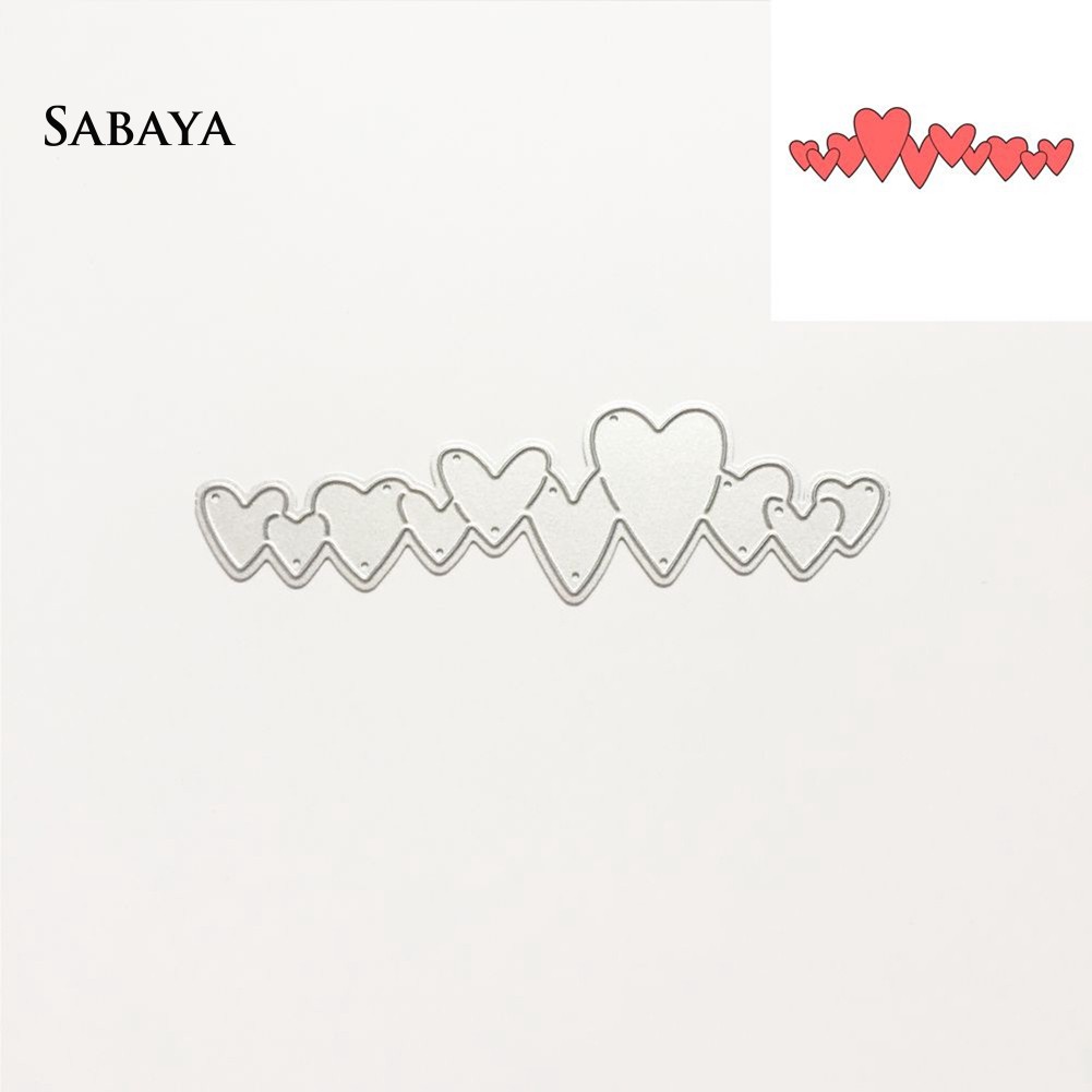 Khuôn cắt giấy kim loại hình trái tim sáng tạo