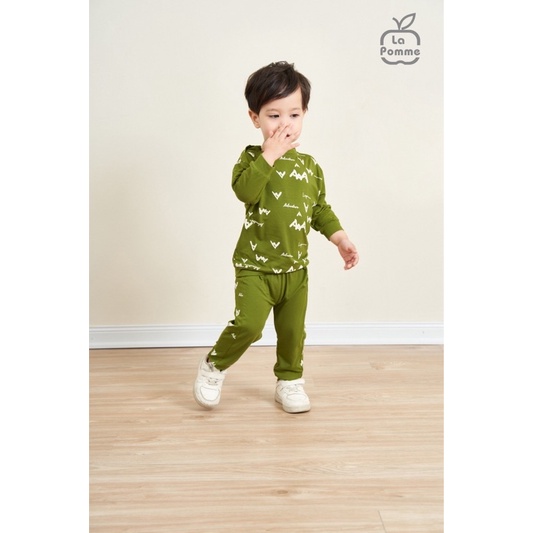 La pomme bộ dài tay mountain adventure AW2022