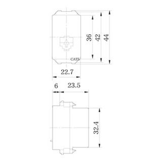 Ổ CẮM DATA CAT5 PANASONIC WEG2488SW