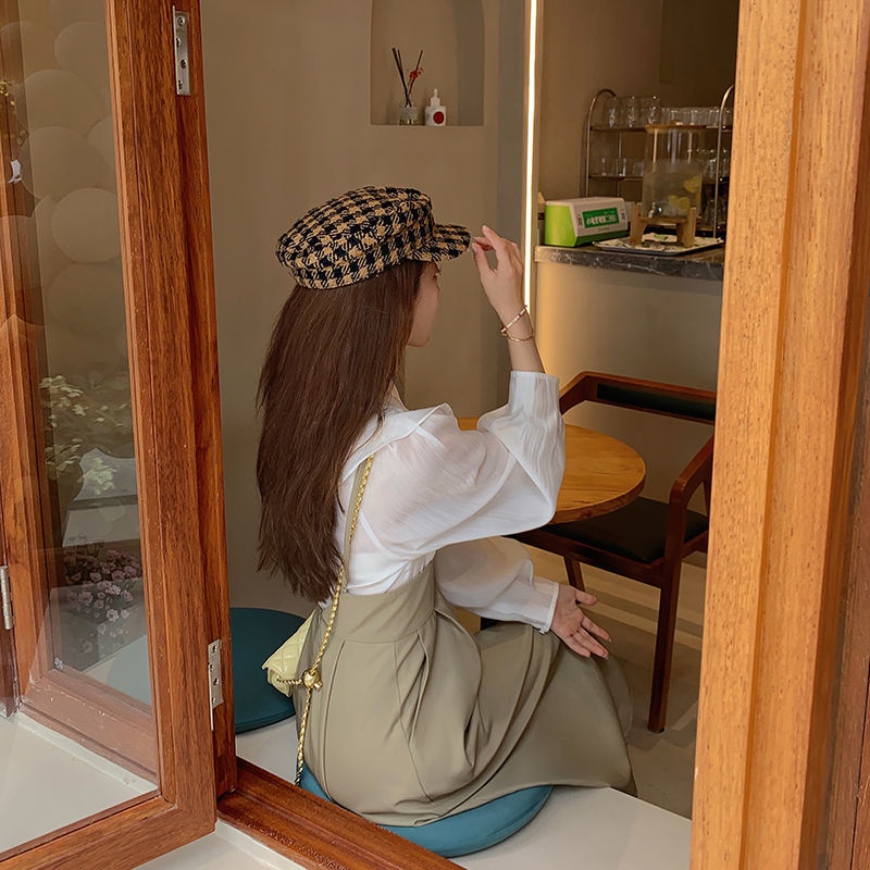 Set Áo Sơ Mi Trắng Ngắn Tay + Chân Váy Midi Thời Trang Nữ Tính | BigBuy360 - bigbuy360.vn