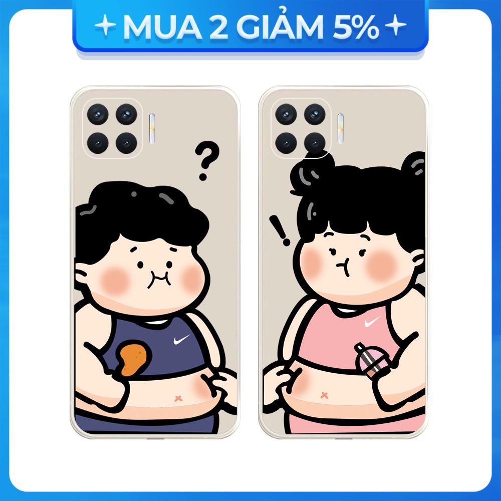 Ốp lưng cạnh vuông OPPO A1K/A5S/A74/A54/....viền bảo vệ camera hình Bé bự