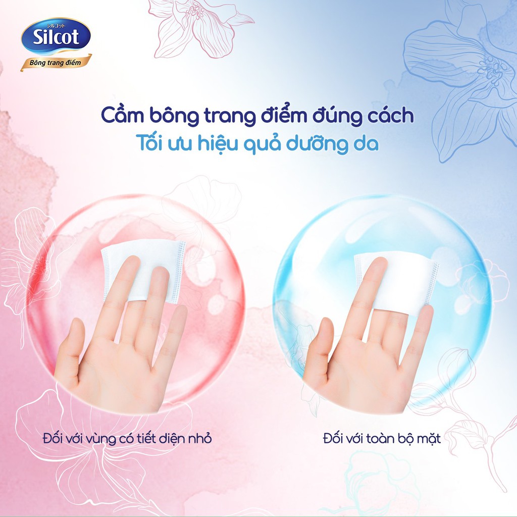 [Chính hãng] Bông tẩy trang Silcot số 1 Nhật Bản