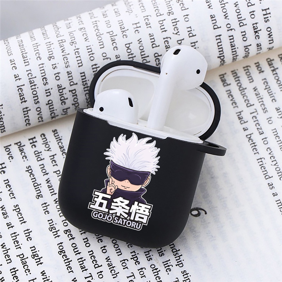 Ốp Vỏ Bảo Vệ Hộp Sạc Tai Nghe airpods pro 3 2 1 b Bằng Silicon Họa Tiết Hoạt Hình anime Dễ Thương