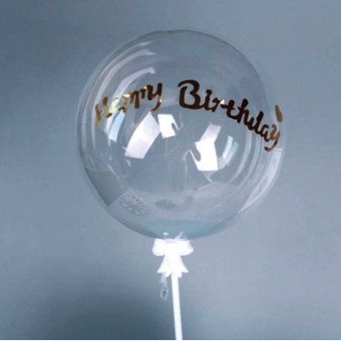 Miếng Dán Bong Bóng 5/16 inch Trang Trí Sinh Nhật BOBO Trong Suốt
