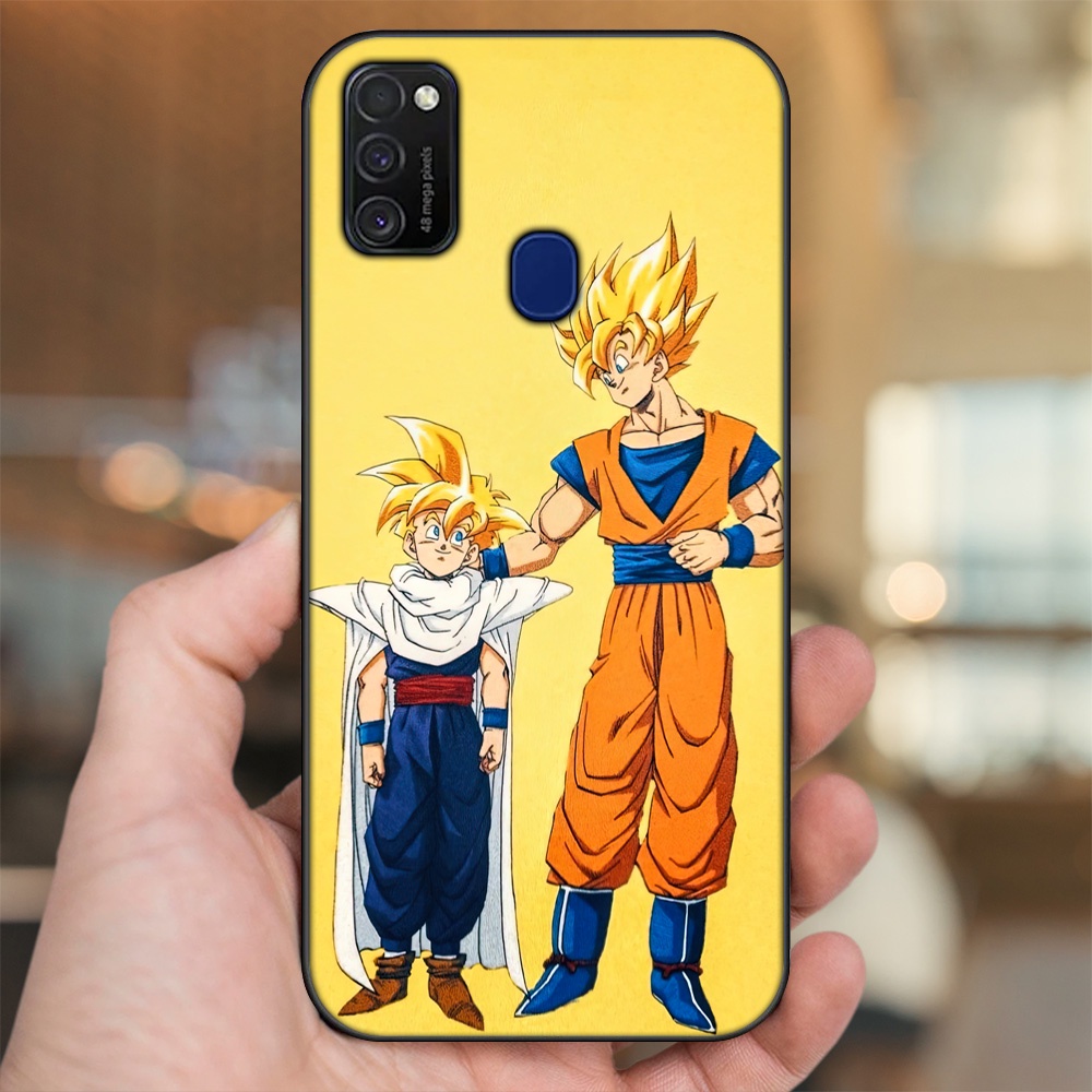 Ốp lưng Samsung M21, M30S viền đen in hình Gohan Dragon Ball