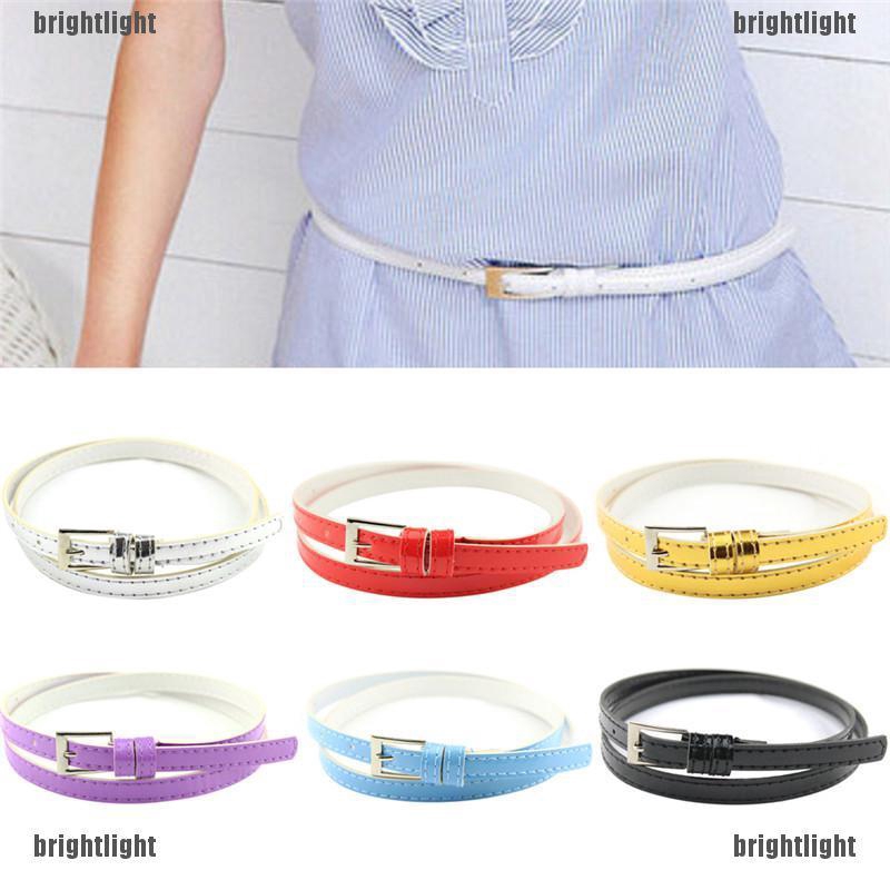 Thắt Lưng Khóa Chữ Nhật Nhiều Màu Sắc Thời Trang