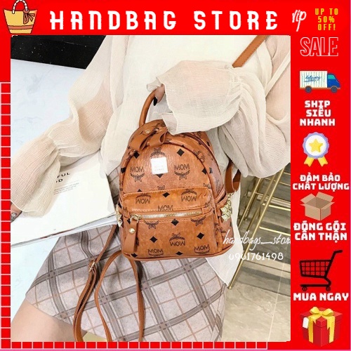 ❤️FREESHIP❤️ Balo MCM mini thời trang màu nâu ❣️Freeship❣️ shop handbags_store tuyển sỉ
