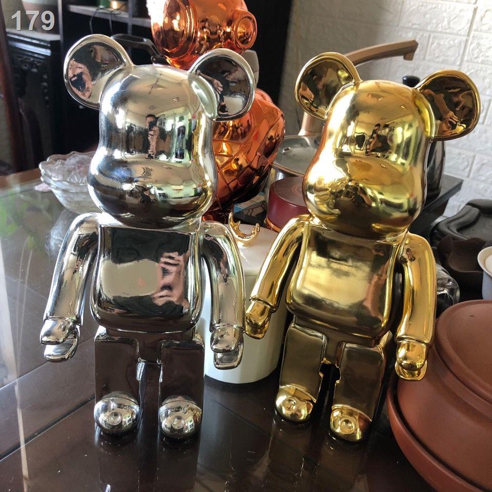 [bán chạy]Hợp thời trang làm bằng tay Bạo lực Gấu Bearbrick 400% Búp bê Hộp mù đồ chơi Cửa hàng trí nhựa phòng khách