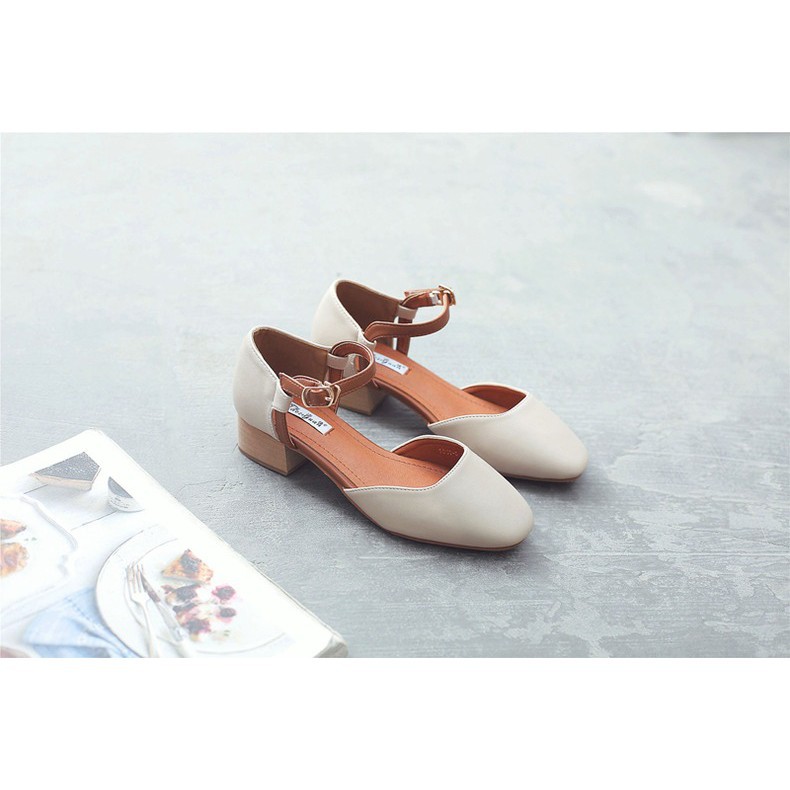 [FULL BOX] giày cao gót sandal nữ màu kem, GIÀY NỮ | BigBuy360 - bigbuy360.vn