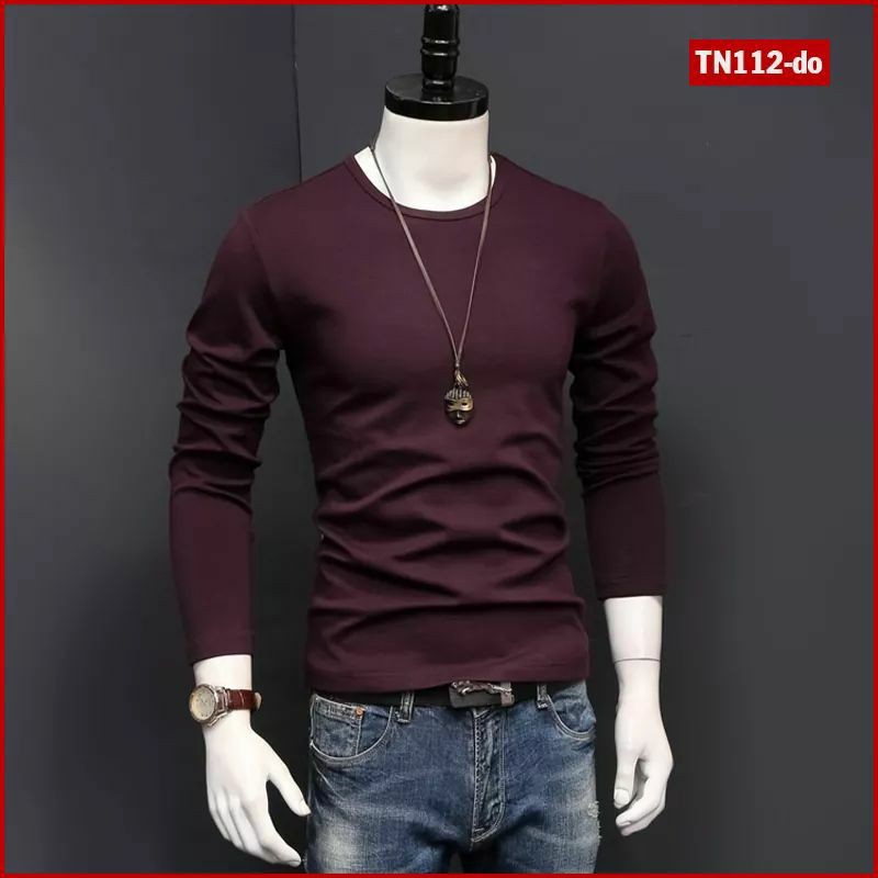 Áo thun nam tay dài TN112 form hàn cực đẹp | BigBuy360 - bigbuy360.vn