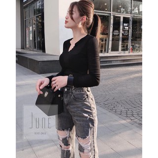 ÁO THUN CỔ V KHUY ÁO PULL CAO CẤP CÓ HÌNH THẬT
