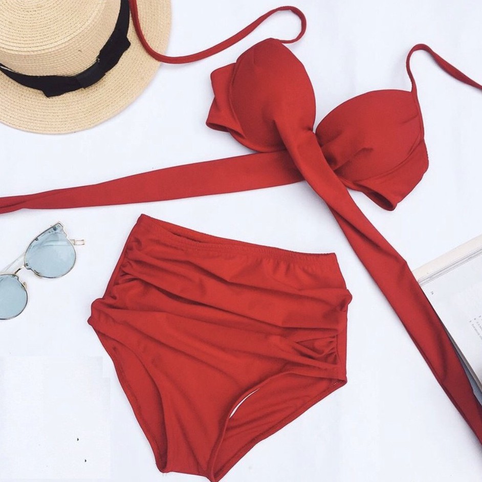 Bikini Cạp Cao Gọng Chéo BIKINI129K Bộ Sưu Tập Đồ Bơi Nữ | BigBuy360 - bigbuy360.vn