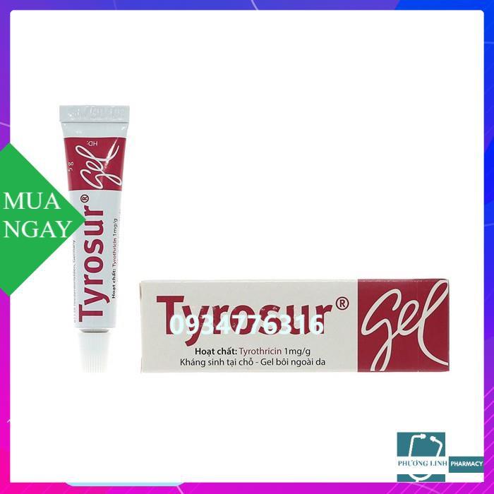 GEL BÔI DA TYROSUR tuysp 5g