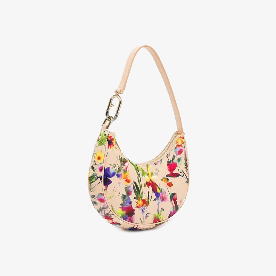 Túi Nữ FURLA Primavera S Shoulder Bag Vitello St Eracle St Flowering