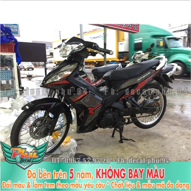 Tem rời Exciter 2010 đỏ đen -1