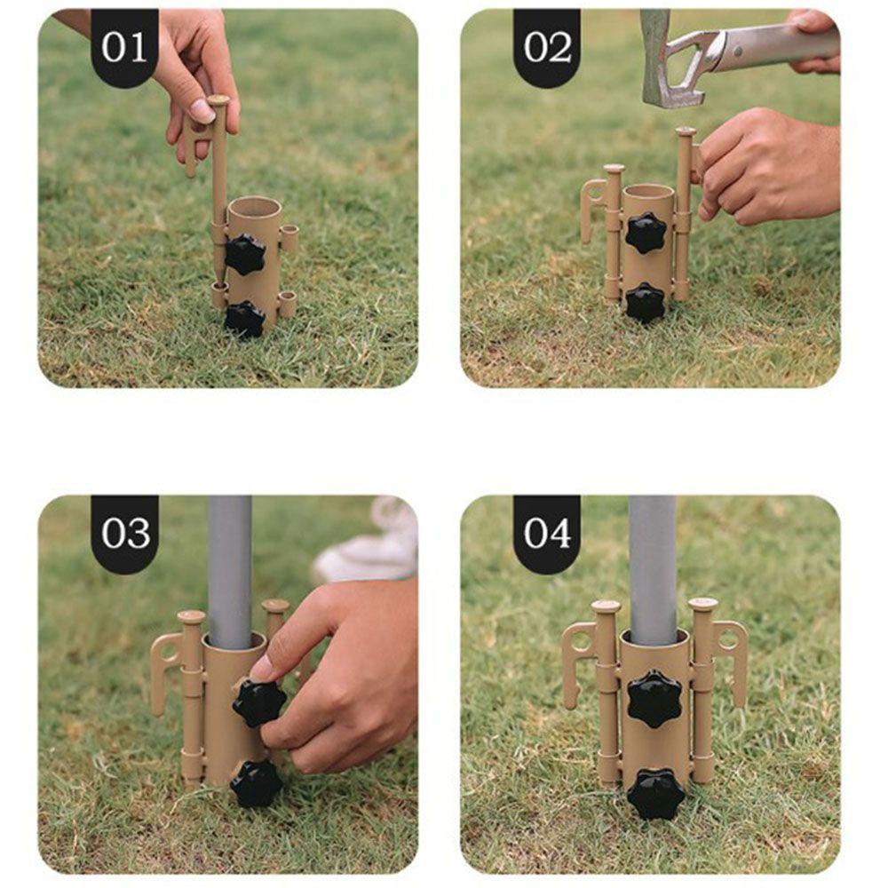 Giá Đỡ Cố Định Cần Câu Chống Gió Điều Chỉnh Được Tiện Lợi Dành Cho Lều Trại