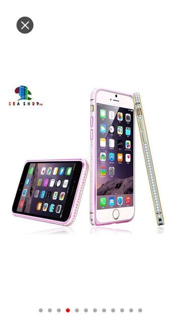 Ốp Viền Đính Đá ip6,6plus